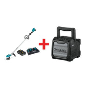 Makita 36V (18V X2) LXT Brushless String Trimmer Kit (5.0Ah) w/ 18V LXT / 12V max CXT Bluetooth Speaker