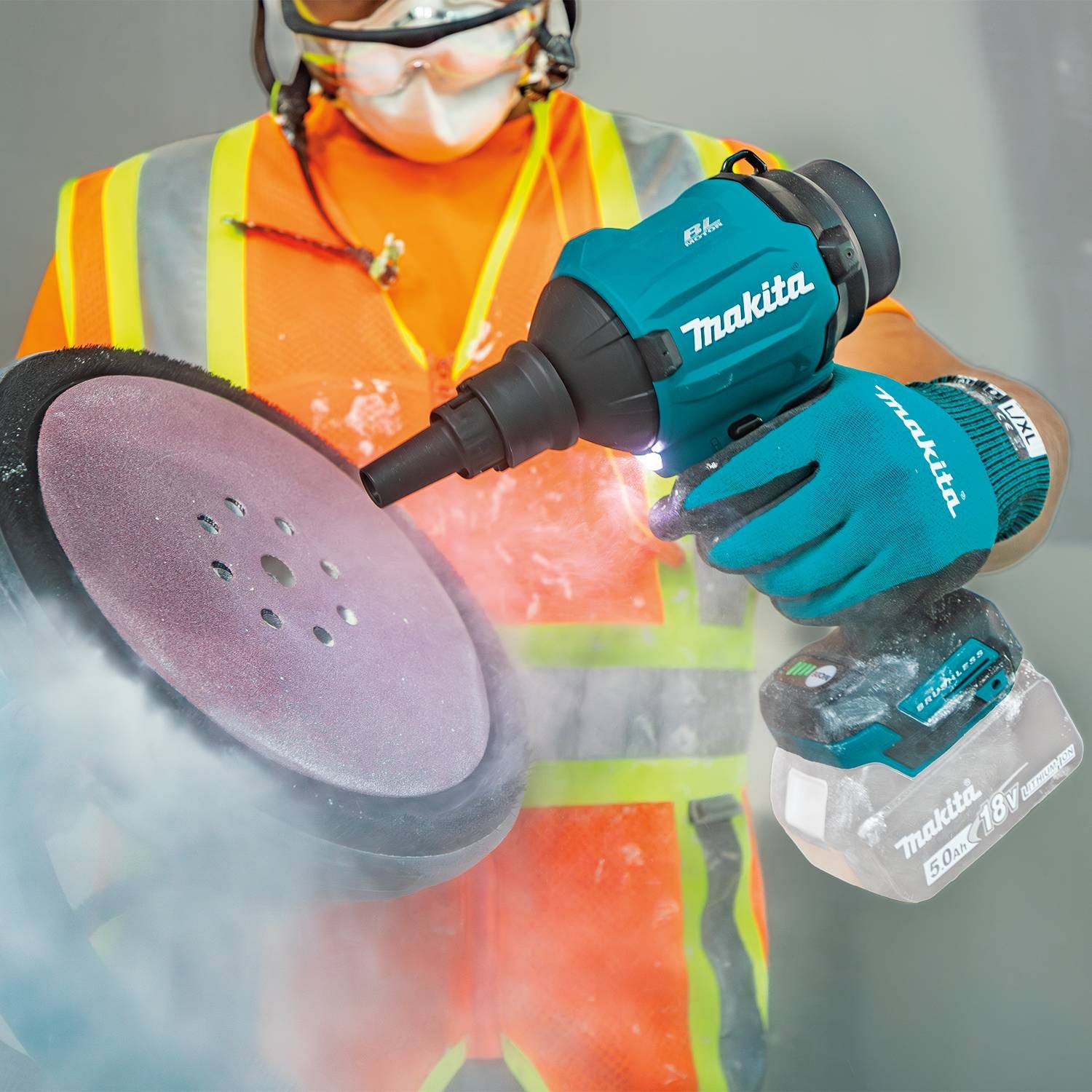 Makita XSA01Z 18V LXT Brushless Cordless High Speed Blower/Inflator, Tool Only