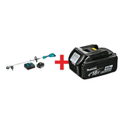 Makita 18V LXT Brushless Couple Shaft Power Head 4.0Ah Kit w/ 13 in. String Trimmer Attachment plus 18V LXT 4.0Ah Battery