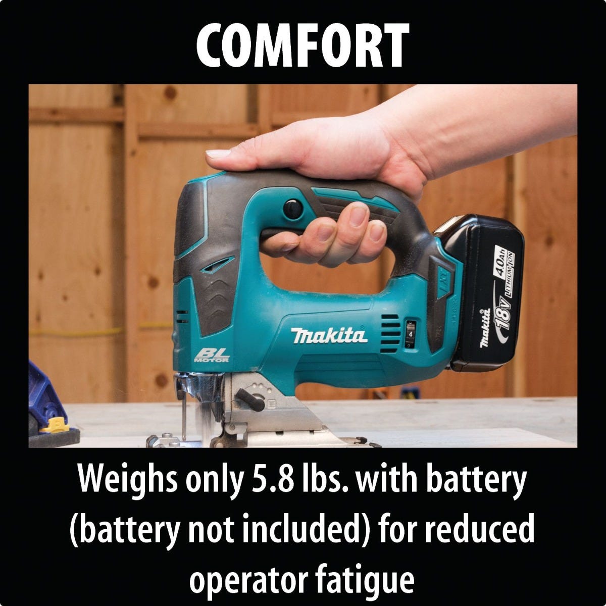 Makita XVJ02Z 18V LXT  Brushless Cordless Jigsaw, Tool Only