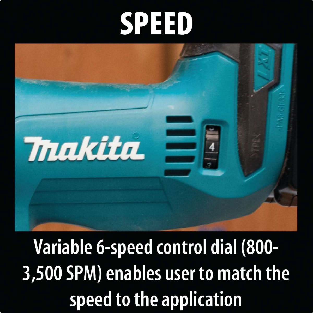Makita XVJ02Z 18V LXT Brushless Cordless Jigsaw, Tool Only – Tool Nut