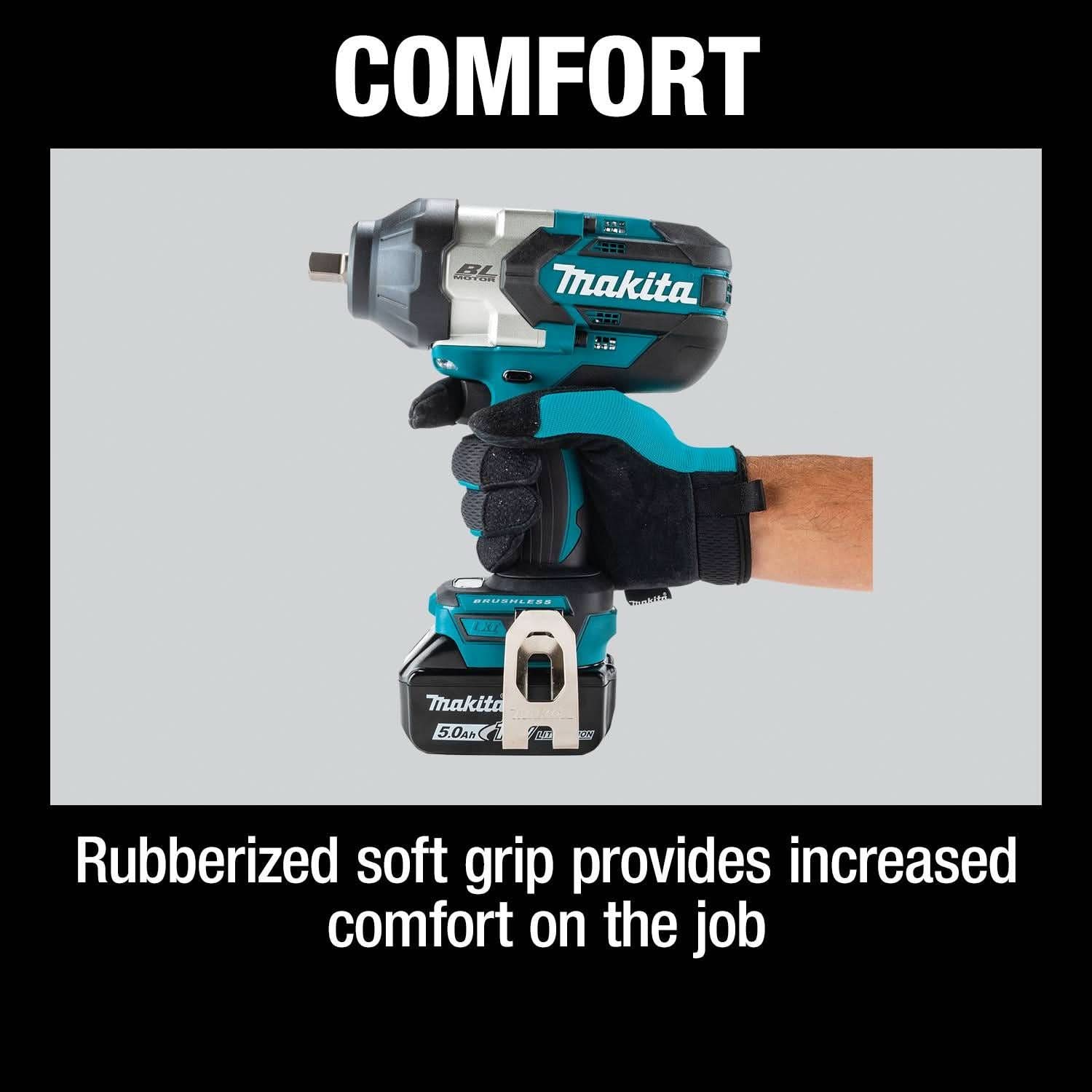 Makita XWT19T 18V LXT Lithium-Ion Brushless Cordless 3-Speed 1/2