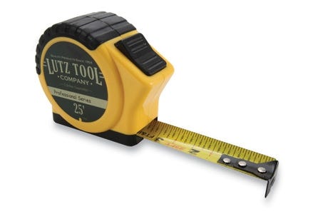 Tool Nut 25' Professional Tape Measure