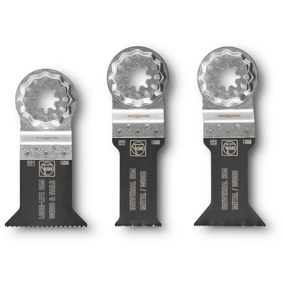 Fein 35222952140 E-Cut Saw Blade Combo SL 3-Pack - Oscillating Multi-Tool Accessories