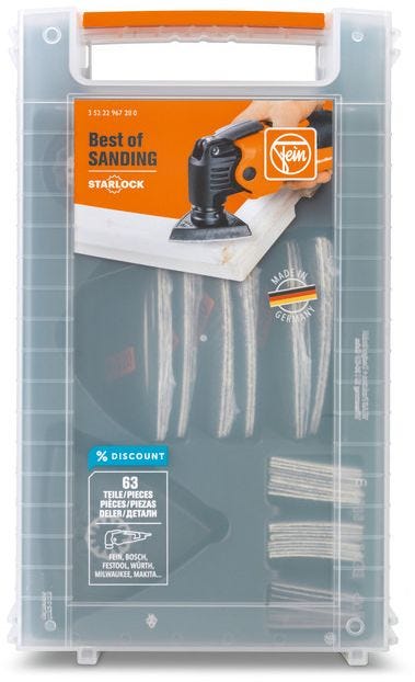 Fein 35222967280 Best of Starlock SANDING Set - Oscillating Multi-Tool Accessories