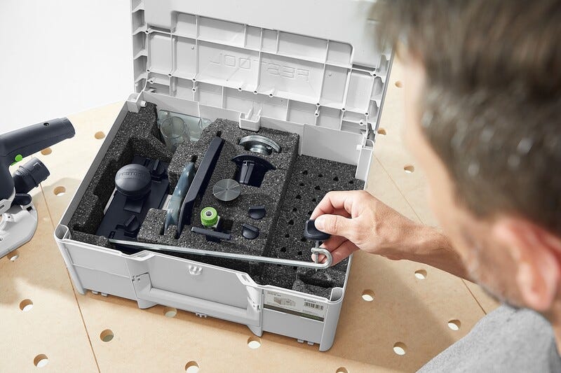 Festool 578047 ZS-OF 1010 I 17-Piece Imperial Router Accessory SYS3 Set