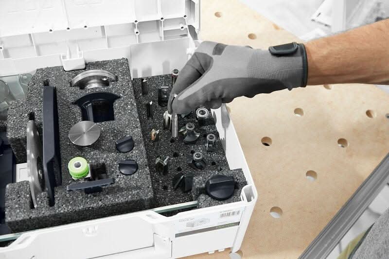 Festool 578046 ZS-OF 1010 I 17-Piece Metric Router Accessory SYS3