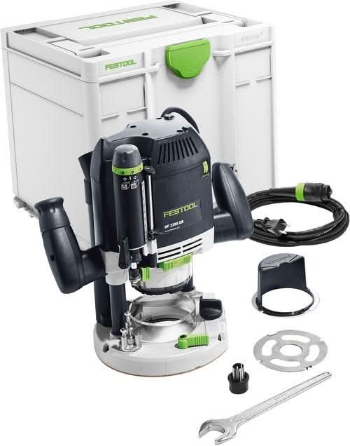 Festool OF 2200 EB Plunge Router Kit with OF 2200 Imperial Accessory Kit