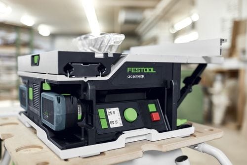 Festool 577378 CSC SYS 50 EBI-Plus Cordless Table Saw