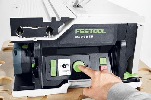 Festool 577378 CSC SYS 50 EBI-Plus Cordless Table Saw