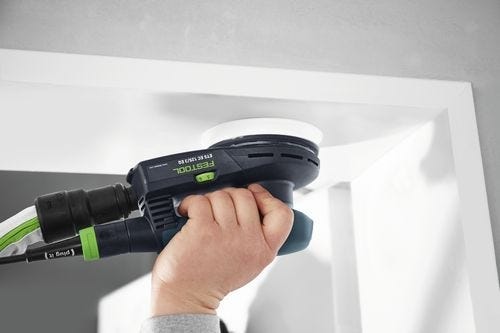 Festool ETS EC 125/3 EQ-Plus 125mm (5") Compact Brushless Finish Sander Set w/ Granat Abrasive Value Set Systainer