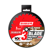 Diablo 6-1/2 in. 24-Tooth Framing Saw Blade (D0624R3) in retail packaging