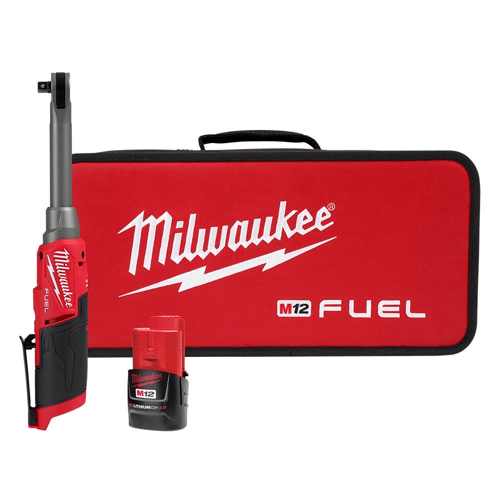 Milwaukee 2569 21 M12 FUEL 3 8 Extended Reach High Speed Ratchet Kit