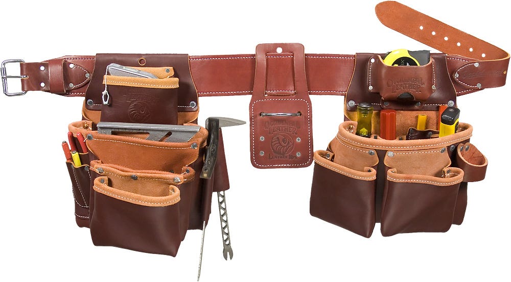 Occidental Leather 5089 Seven Bag Framer Tool Belt Set, XXL 5089-XXL The  Tool Nut