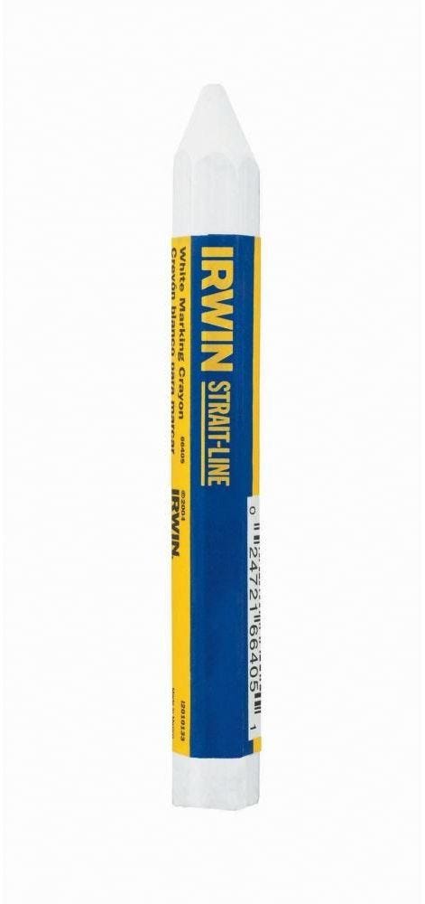 Irwin 66405 STRAIT LINE Lumber Crayon White