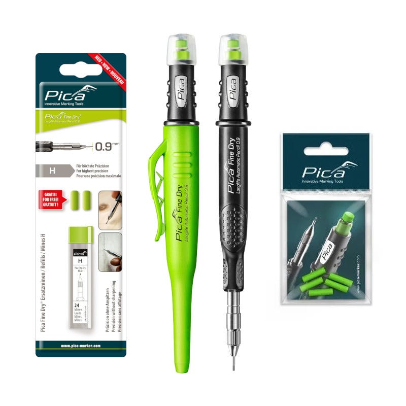 Pica Fine Dry Longlife Automatic Pencil Starter Set