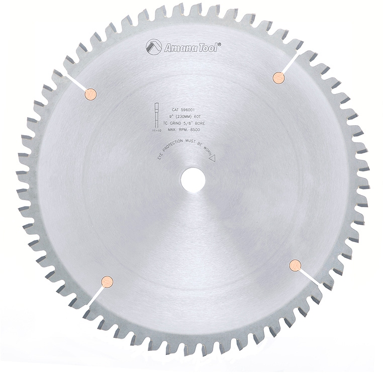 Amana MD160-565 Aluminum / Plastic Blade for Festool TS 55