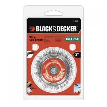 Black Decker 70 609 3 Wire Cup Brush C oarse