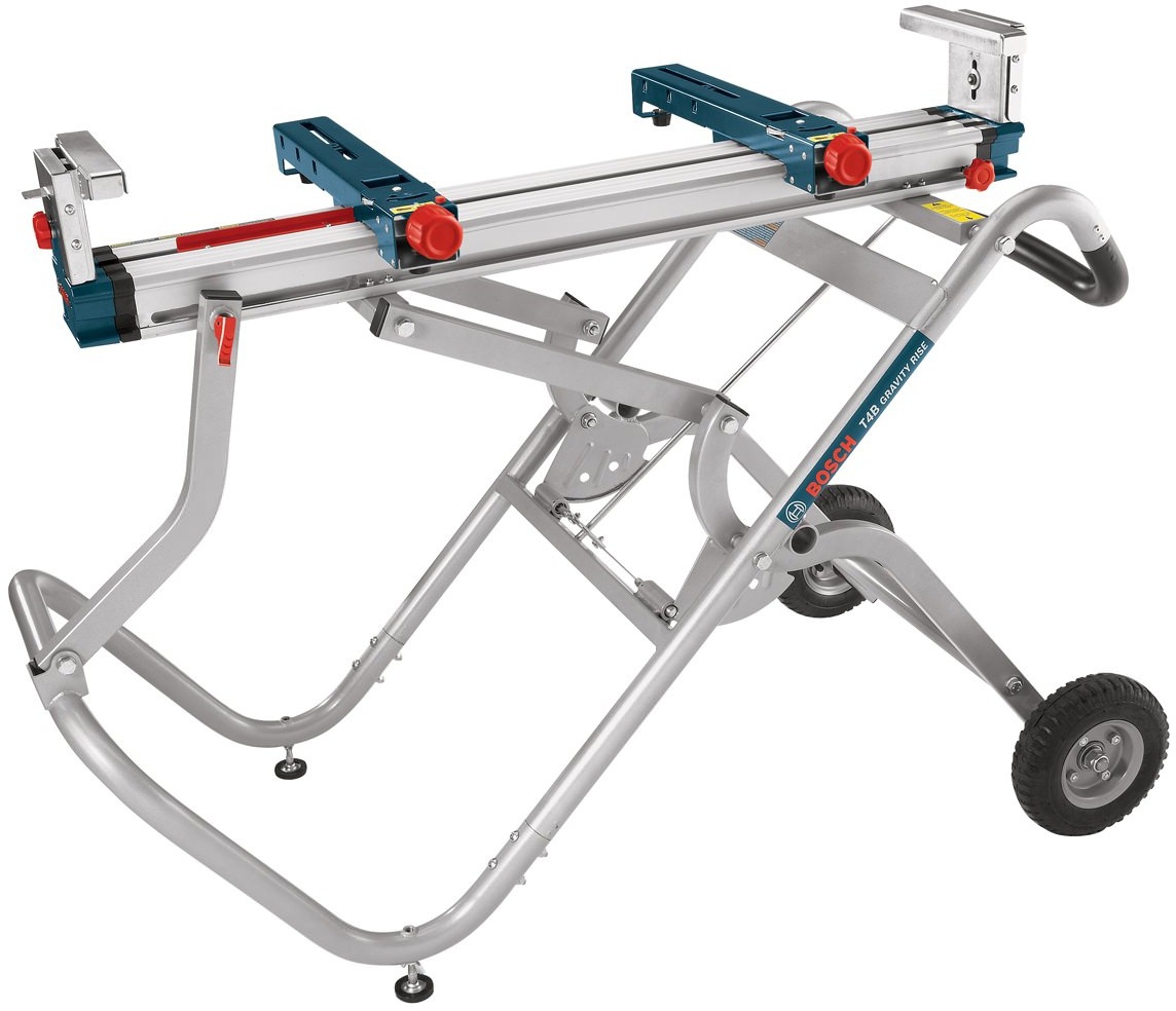 Bosch T4B GravityRise Miter Saw Stand with Wheels