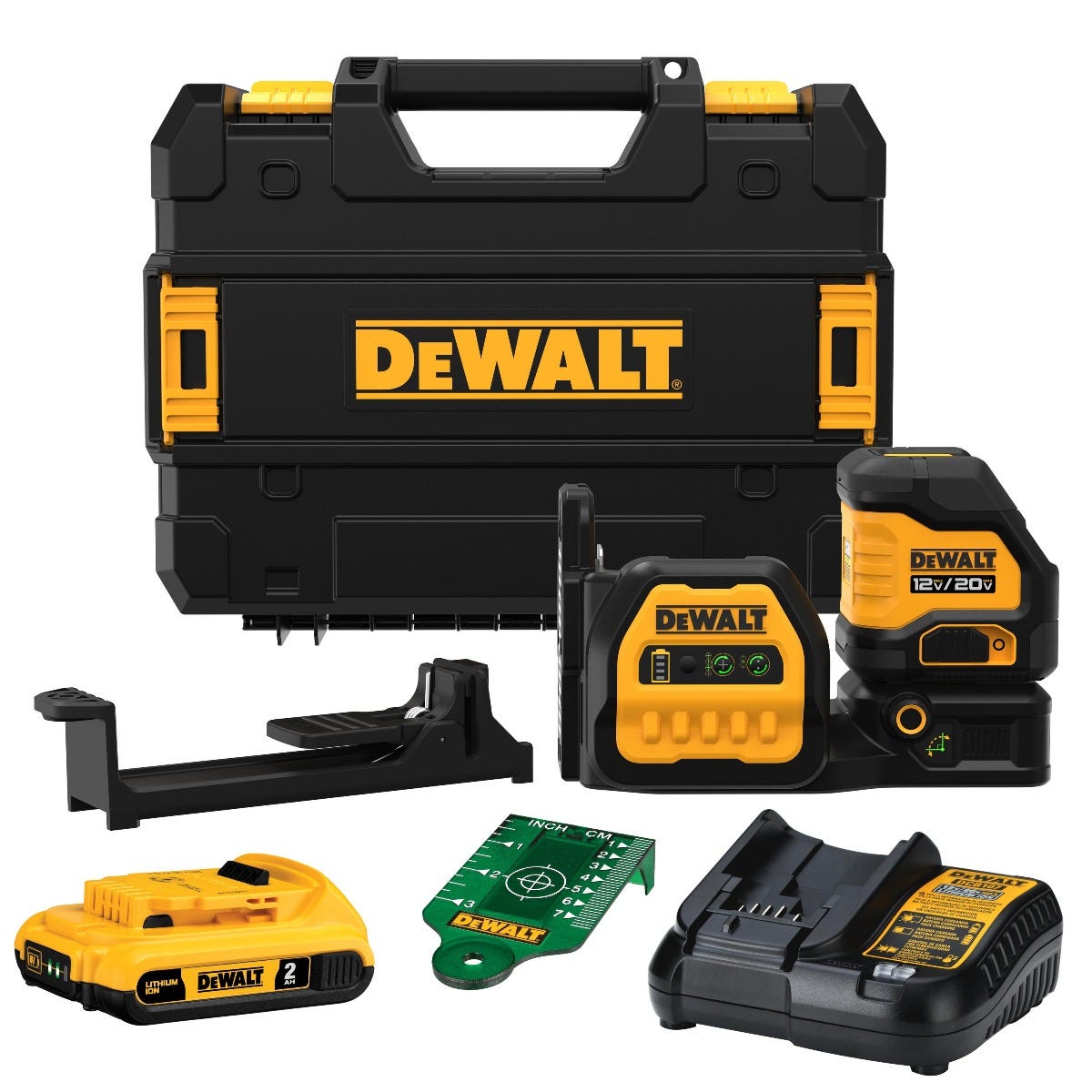 Dewalt DCLE34020G DEWALT 12V 20V MAX Cross Line Green Laser 2.0Ah Kit