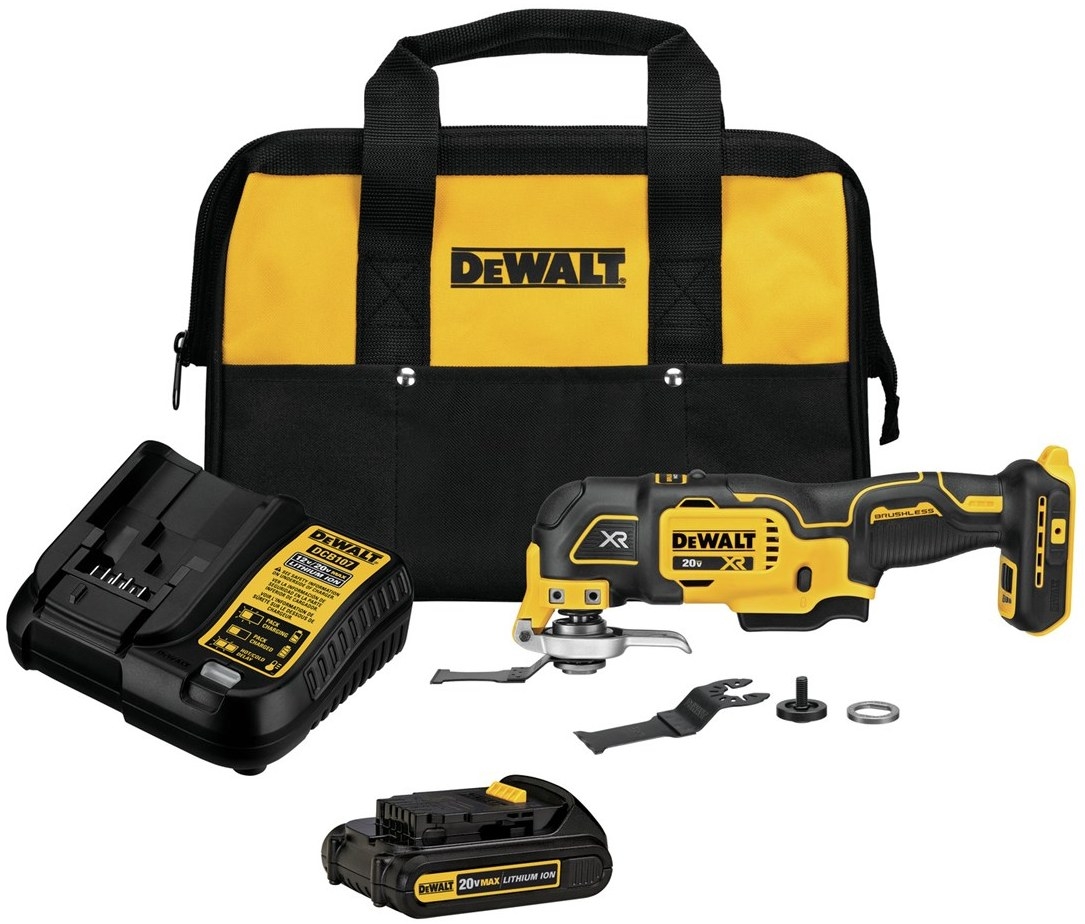 DeWalt DCS356C1 20V Max XR 3Speed Cordless Oscillating MultiTool Kit