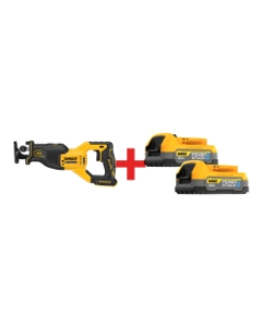 DeWalt 20V MAX XR Brushless Reciprocating Saw with 20V MAX POWERSTACK Compact Battery 2-Pack
