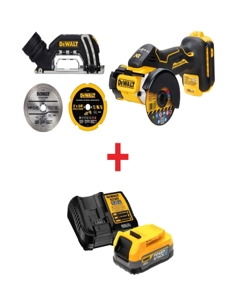 DeWalt 20V MAX XR Brushless 3 in. Cut-Off Tool with 20V MAX POWERSTACK Compact Battery & Charger Starter Kit