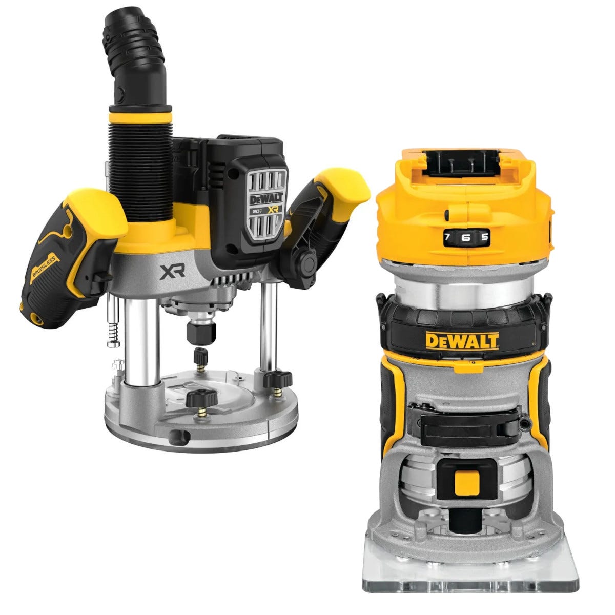 Dewalt compact plunge router top