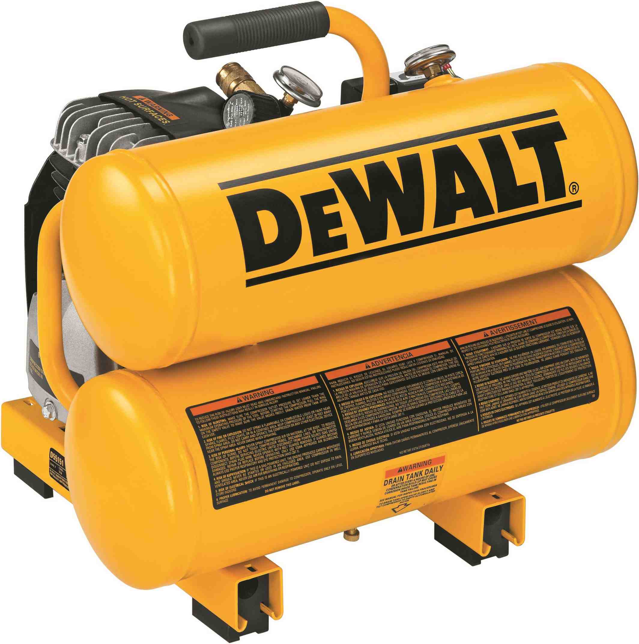 DeWalt D55154 1.1 HP Continuous 4 Gallon Electric Wheeled DollyStyle