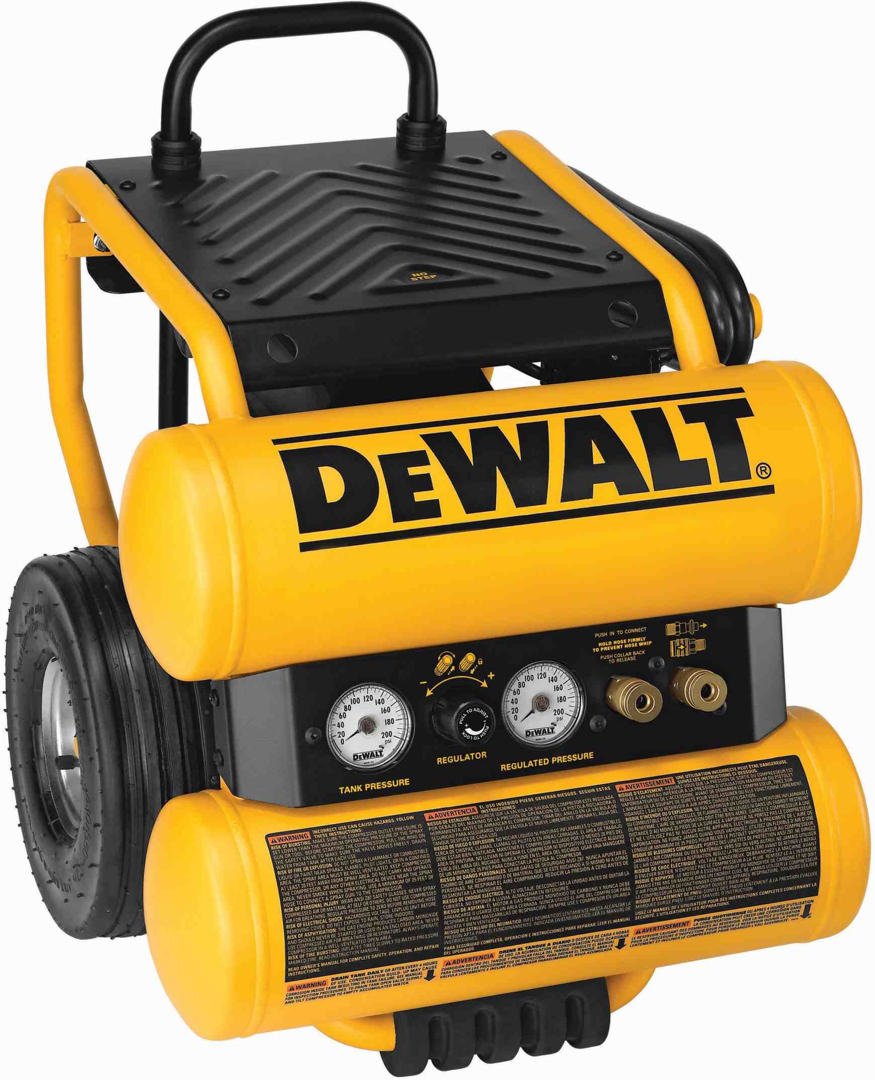 DeWalt D55154 1.1 HP Continuous 4 Gallon Electric Wheeled DollyStyle