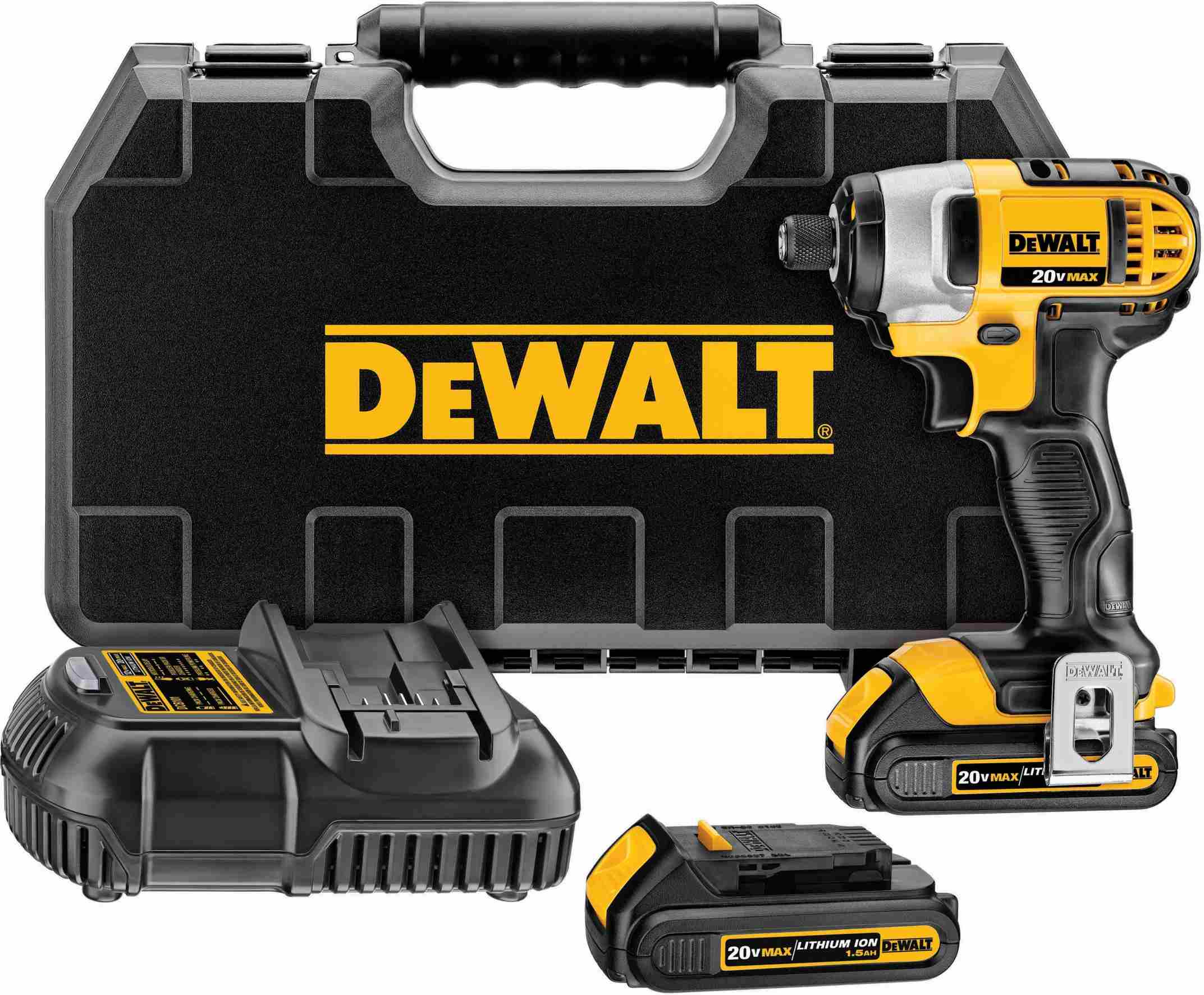 DeWalt DCF885C2 20V MAX 1/4Inch Impact Driver 1.3Ah Kit