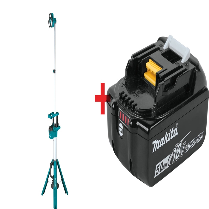 Makita 18V LXT Lithium-Ion Cordless Tower Work/Multi-Directional Light with  Battery
