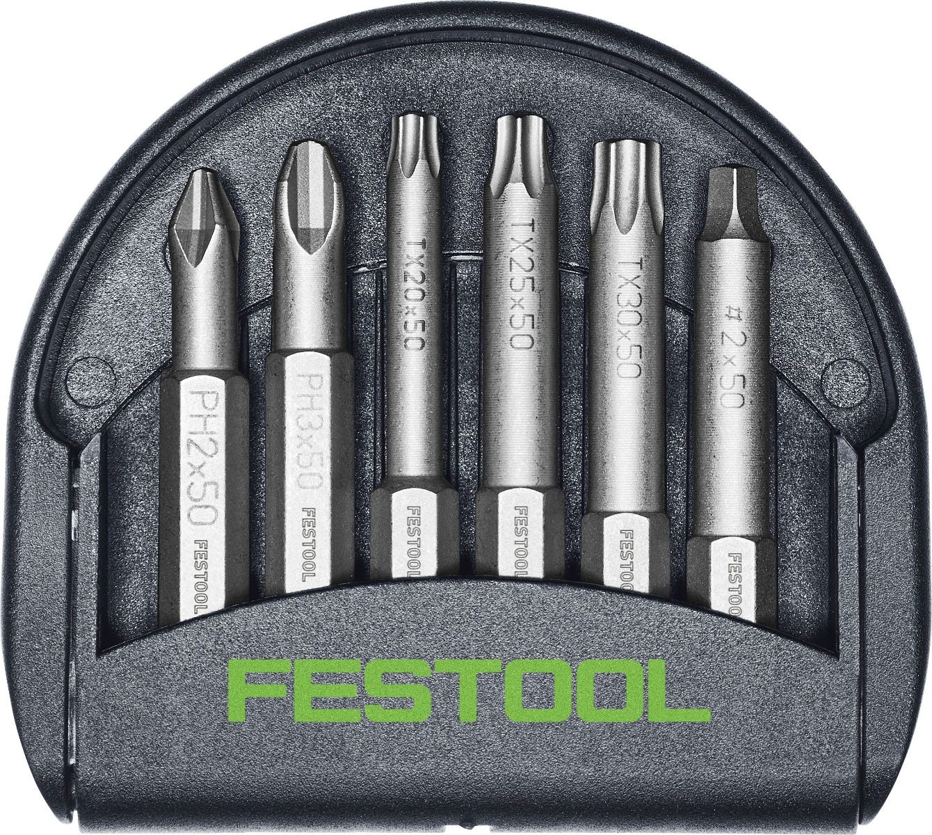 Festool 204382 5 Piece Magnetic Impact Bit Set