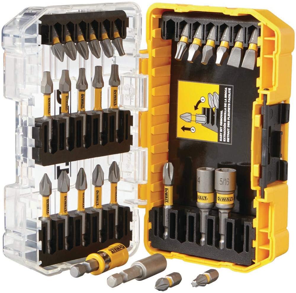 DeWALT DWAMI30 1/4" Hex Drive MAX Impact Screwdriving Set With Dual Torsion Zones 30 Piece