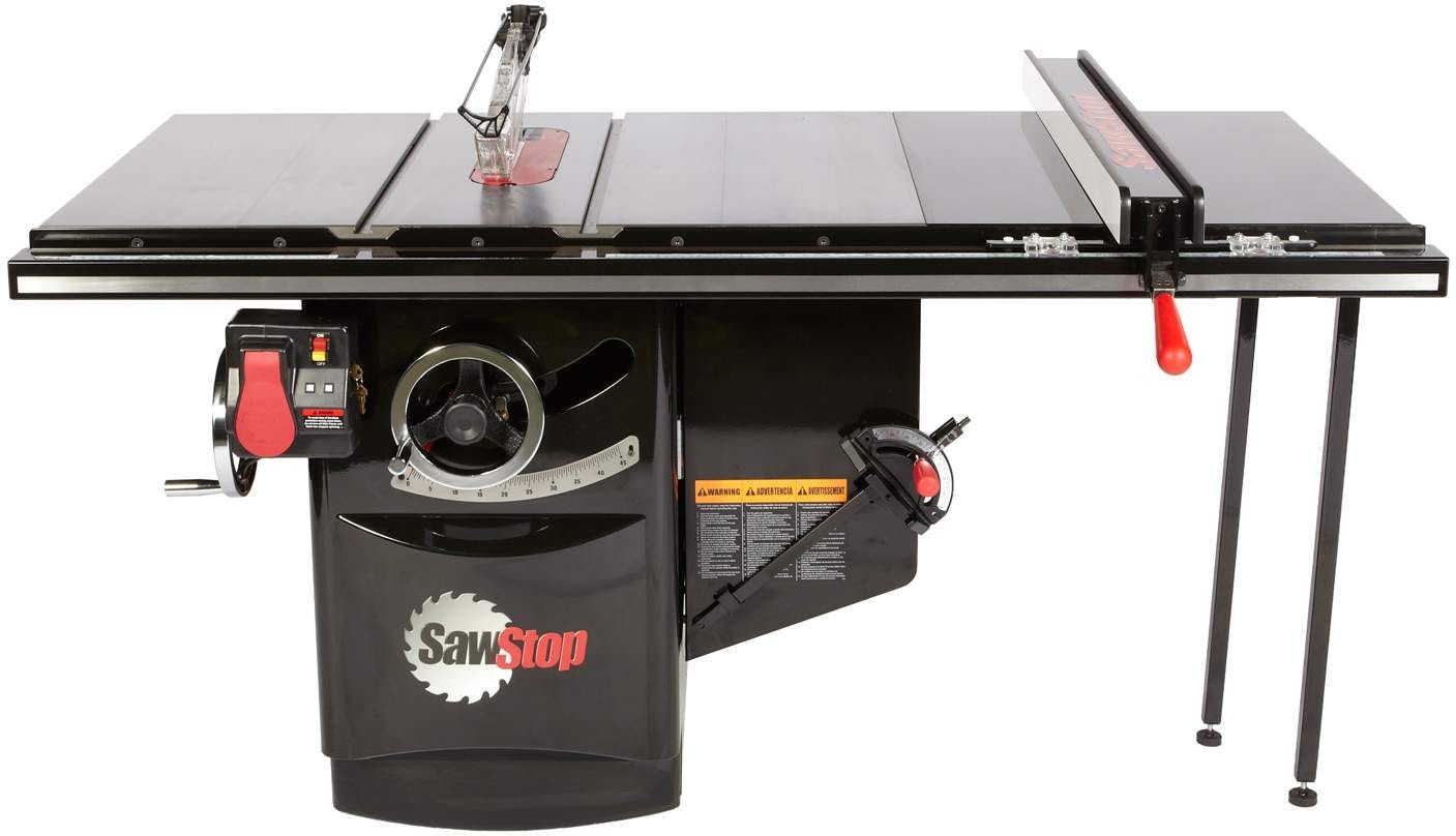 SawStop ICS51230 36 230V Single Phase 5 HP 19.7 Amp Industrial Cabinet Saw with 36 T Glide Fence System
