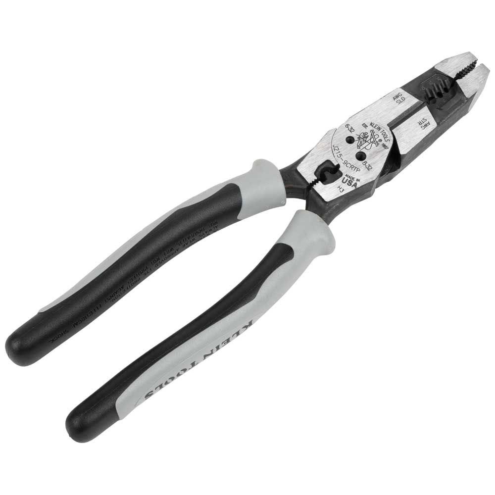 Klein Tools J2159CRTP Hybrid Pliers with Crimper, Fish Tape Puller and Wire Stripper Klein Tools J2159CRTP Hybrid Pliers with Crimper, Fish Tape Puller and Wire Stripper