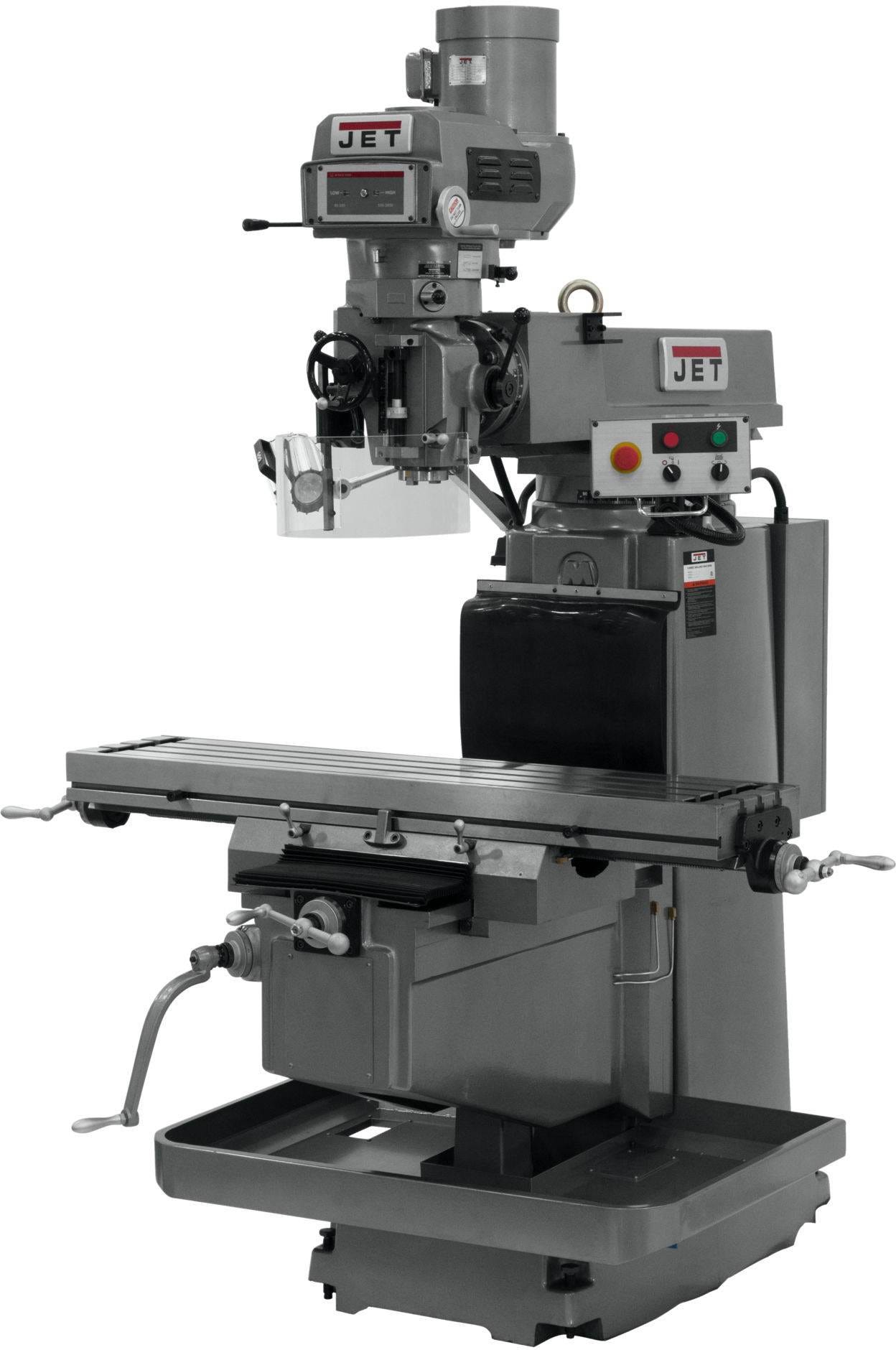 Jet Tools 691942 JTM 1254VS with 3 Axis ACU RITE G 2 MILLPOWER CNC with Air Power Drawbar
