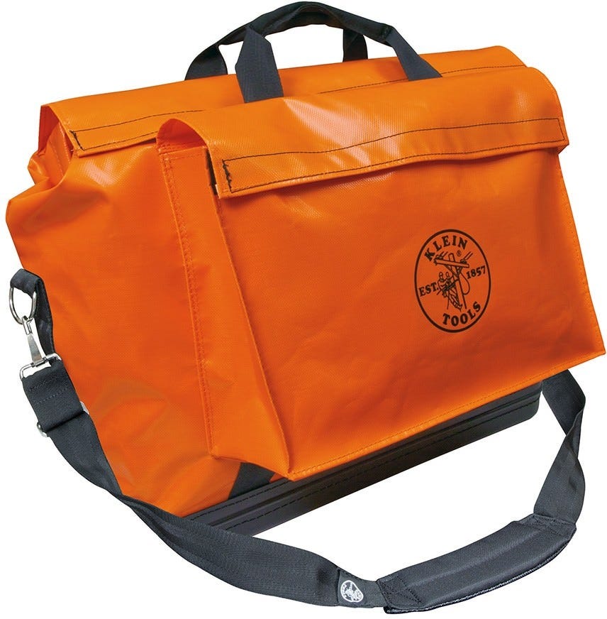 Klein 5181Ora Vinyl Equipment Bags Orange