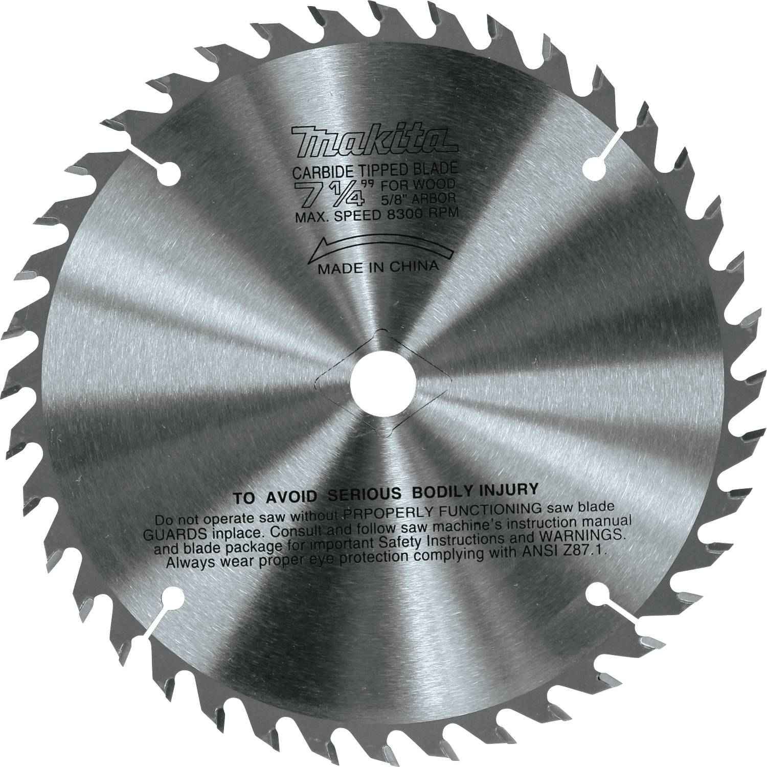 Makita 721251-A 7-1/4" 40T Carbide-Tipped Fine Crosscutting Circular Saw  Blade