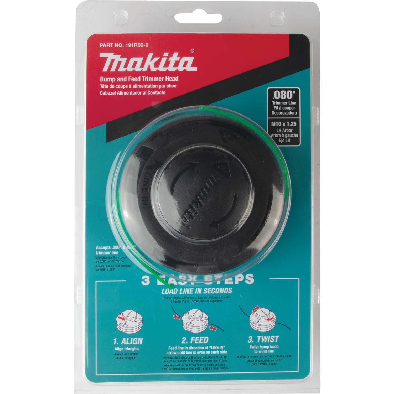 Makita 191R000 Rapid Load Bump & Feed Trimmer Head ToolNut
