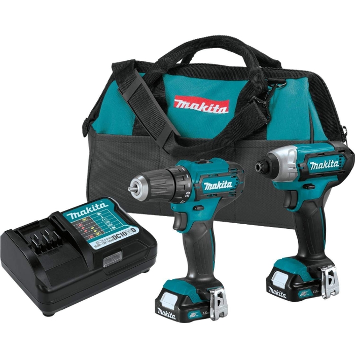 12-Volt MAX CXT Lithium-Ion Cordless 3/8 in. Drill and Impact Driver Combo Kit with (2) 1.5Ah Batteries Charger and Bag 12-Volt MAX CXT Lithium-Ion Cordless 3/8 in. Drill and Impact Driver Combo Kit with (2) 1.5Ah Batteries Charger and Bag