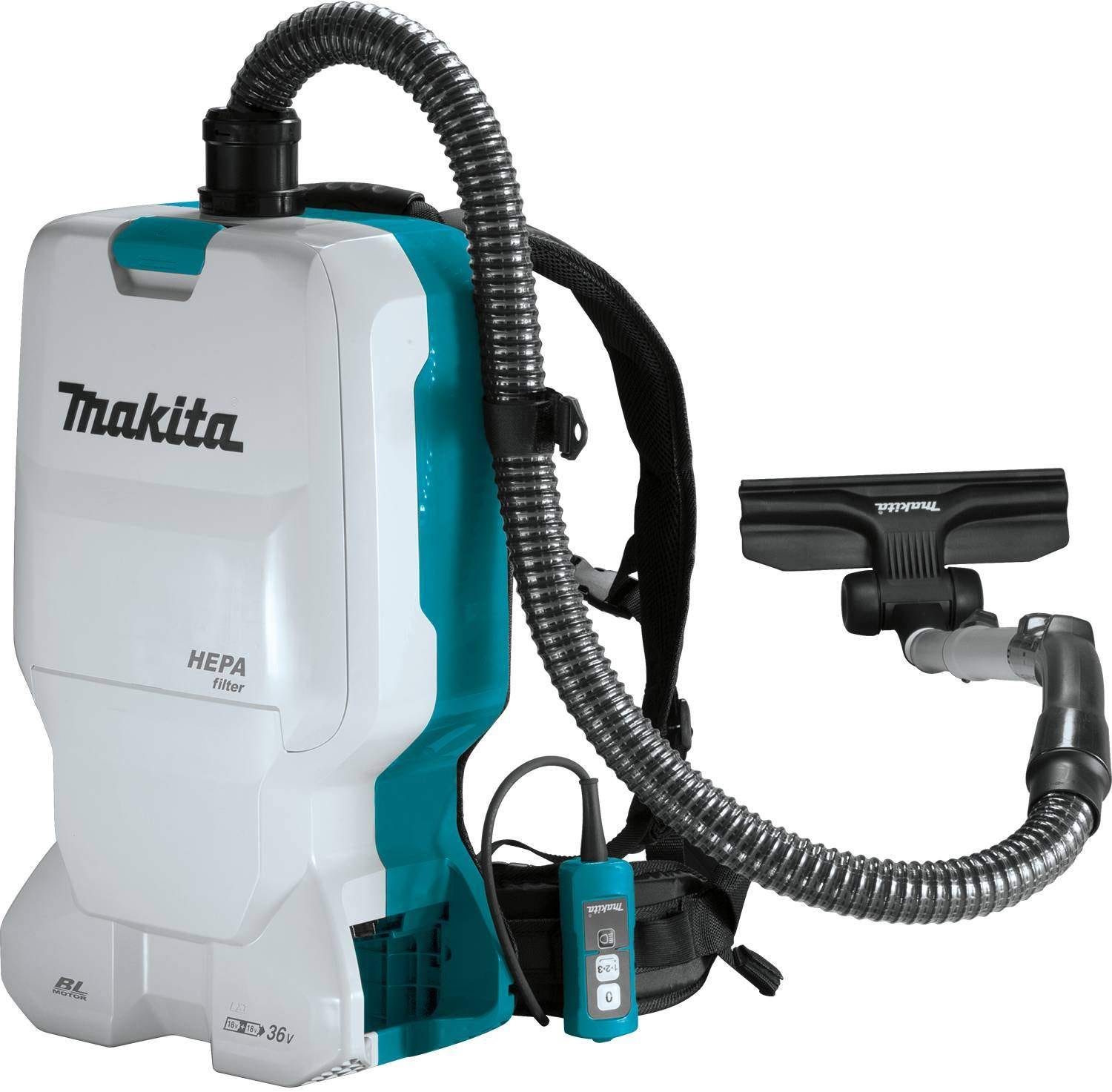Makita XCV17Z 18V X2 LXT 36V Brushless 1.6 Gallon HEPA