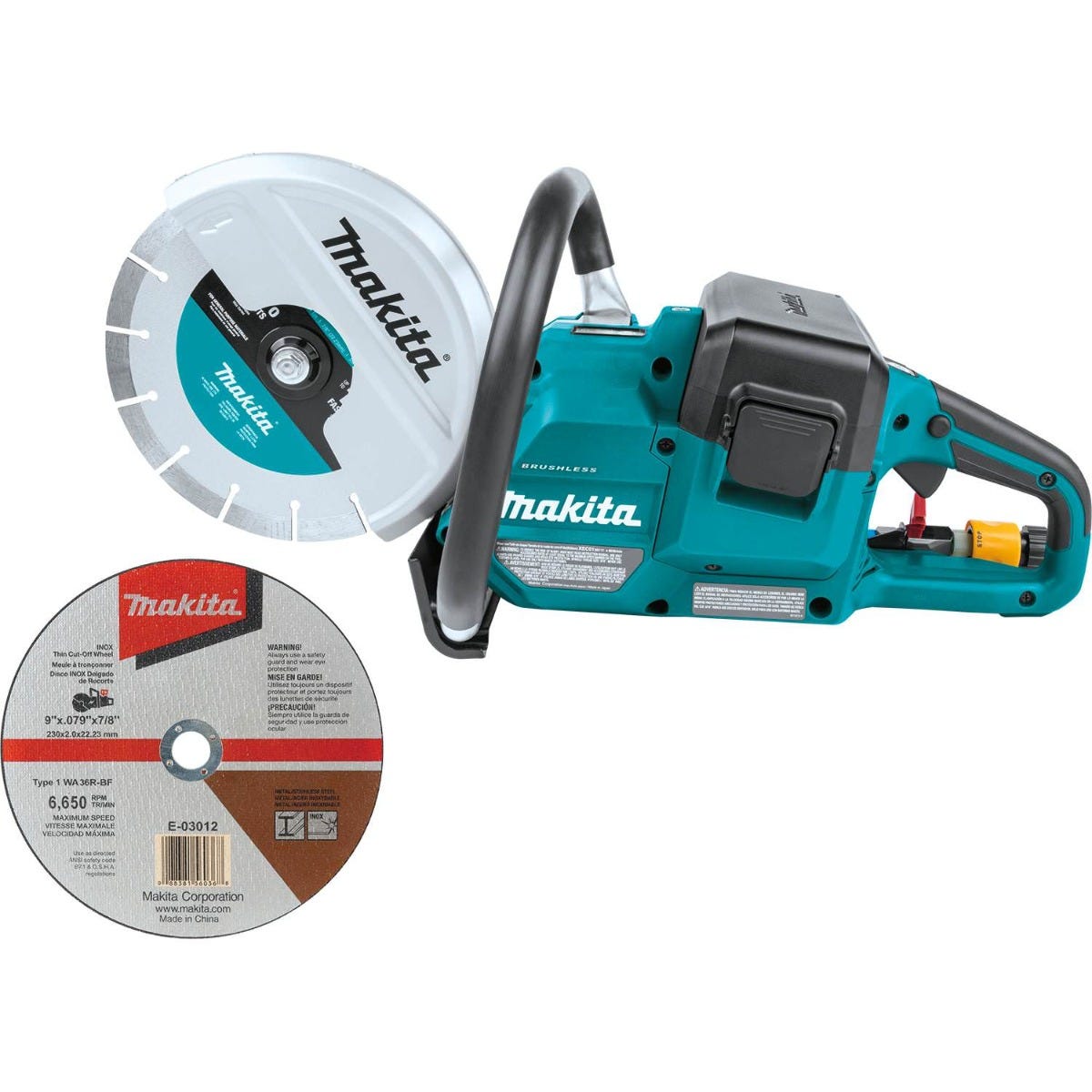 Makita XEC01Z 18V X2 (36V) LXT Lithium-Ion Brushless Cordless 9-Inch Power  Cutter, with AFT, Electric Brake, Tool Only