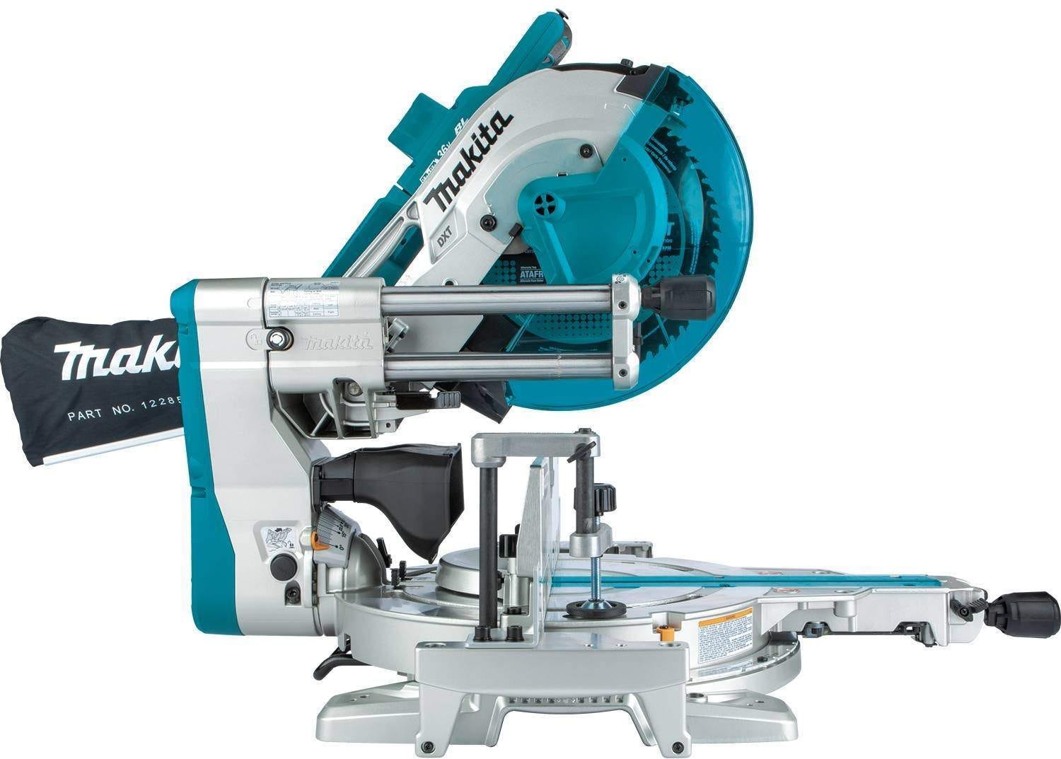 XSL07Z 36V 18V X2 LXT Brushless 12 Dual Bevel Sliding Compound Miter Saw with Laser Tool Only