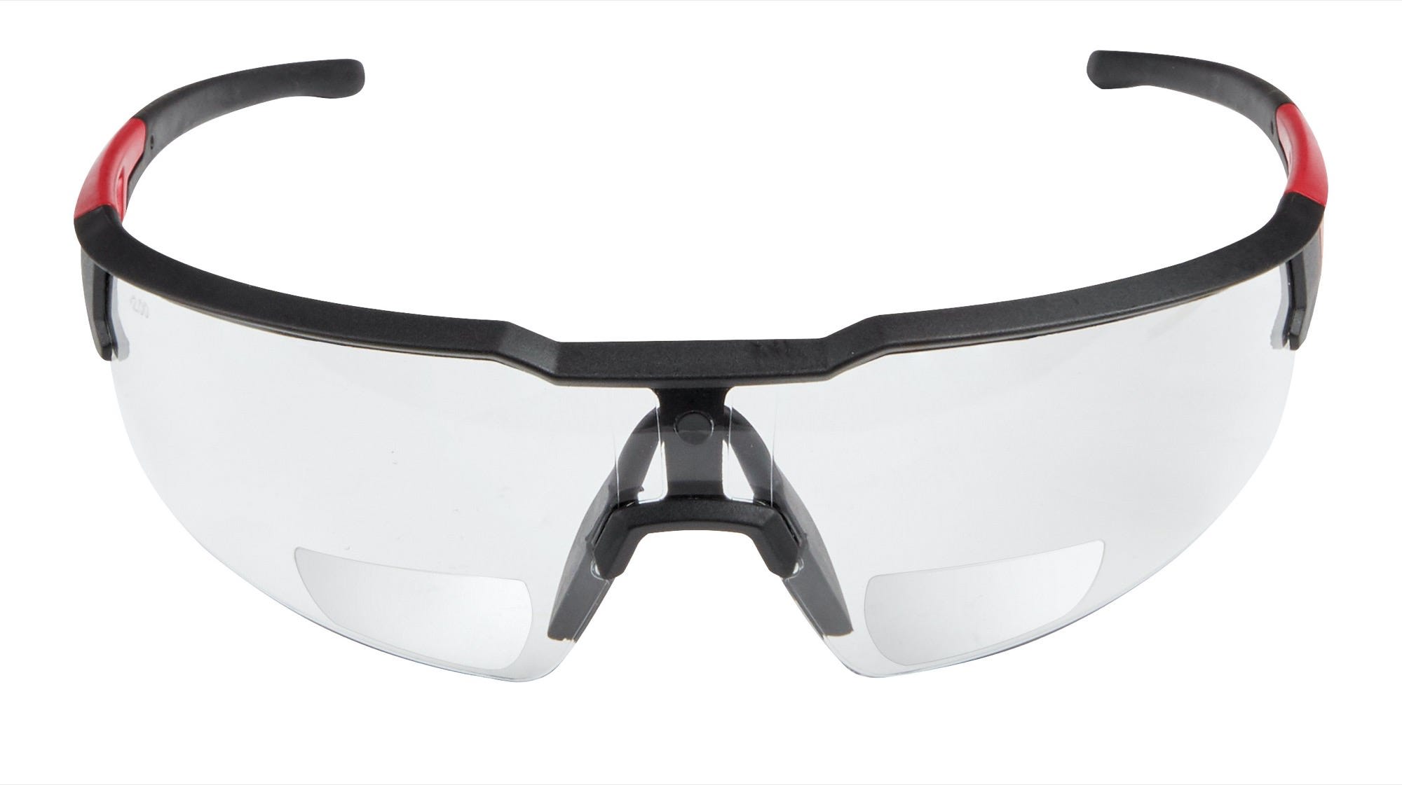 Milwaukee 48-73-2203 Safety Glasses Anti-Scratch Clear 1.5x Magnification 