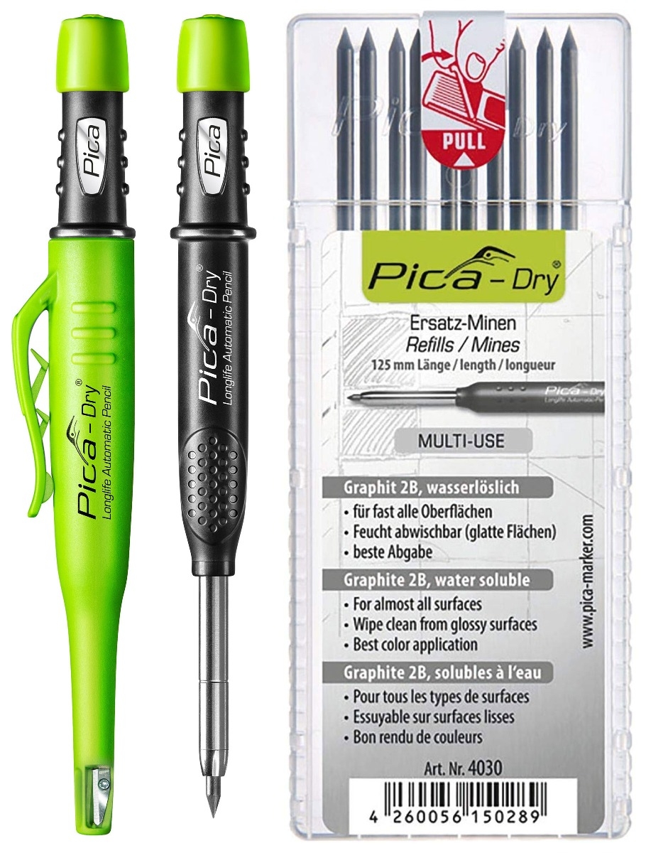 Pica Dry 3030 Pencil + 4030 Lead Refill | The Tool Nut