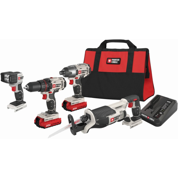 Porter Cable Piececk615l4 v Max Lithium 4 Tool Combo Kit Porter Cable Piececk615l4 v Max Lithium 4 Tool Combo Kit