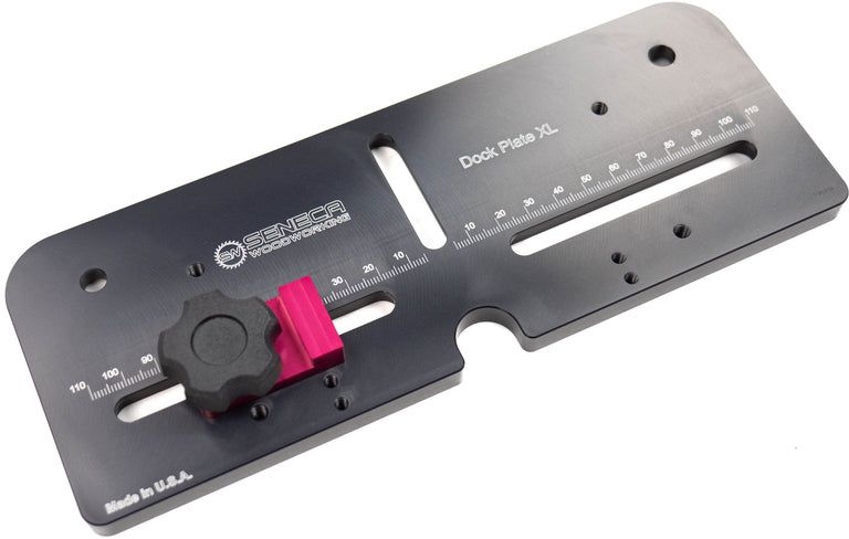 Seneca Woodworking SWDPX2 Festool DOMINO XL Metric Dock Plate + Stop
