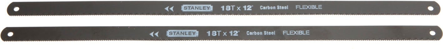 Stanley 15 928A Hacksaw Blades 15 900 Series