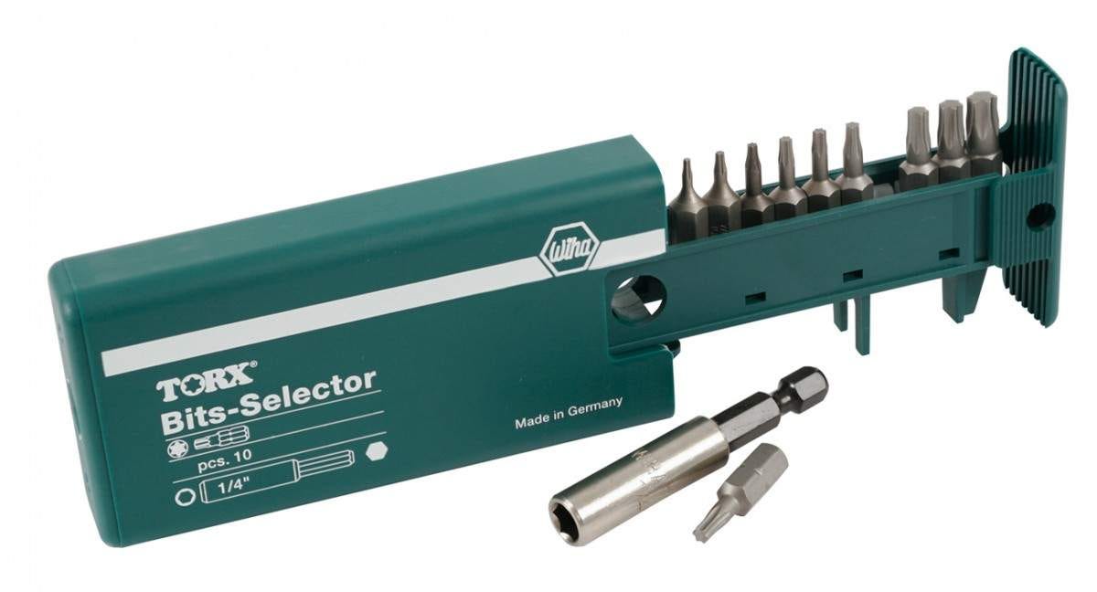 Wiha 79242 Torx® Bit Selector Set with Universal Magnetic Bit Holder 10 pieces